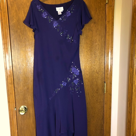 Adrianna Papell purple dress - Picture 1 of 4